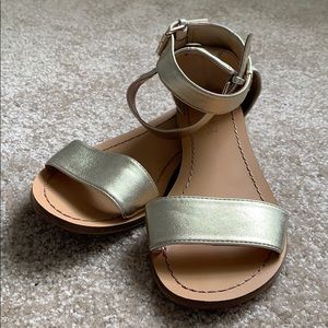 Gold sandals